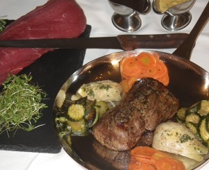 Chateaubriand im Hotel-Restaurant Rössli